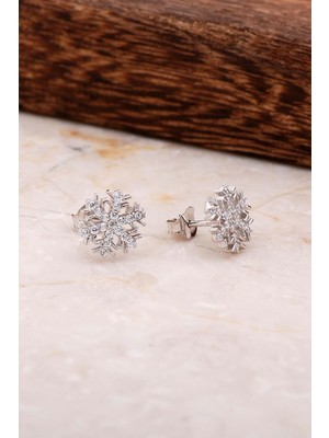 Sümer Telkari Kartanesi Gümüş Küpe 4805