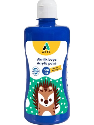 Adel Okul Akriliği 500 ml - Mavi