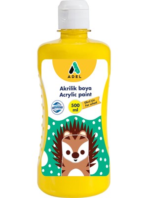 Adel Okul Akriliği 500 ml - Sarı