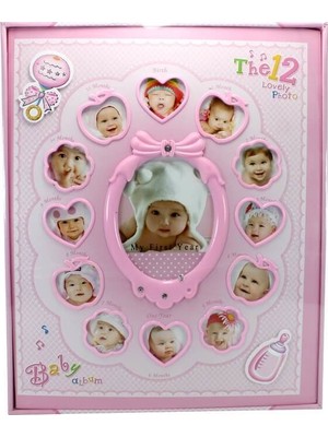 Süsle Bebek Parti Süsle Bebek ve Parti Resim Albümü 12 Ay 240 Foto Pembe