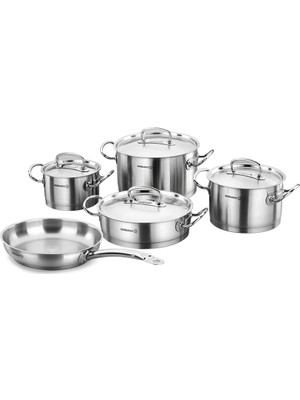 Korkmaz Proline 9 Parça Tencere Seti A1150