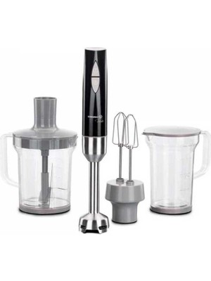 Korkmaz Vertex Mega InoxSiyah Blender Set