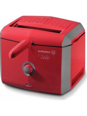 Korkmaz Vertex Kırmızı Fritöz