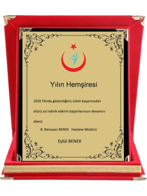 Torka Kişiye Özel Plaket