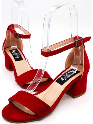 By Erz Kadın Tek Bant Topuklu Ayakkabı