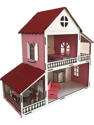 Milastoys Peri Rüya Ahşap Çocuk Oyun Evi 2 Katlı