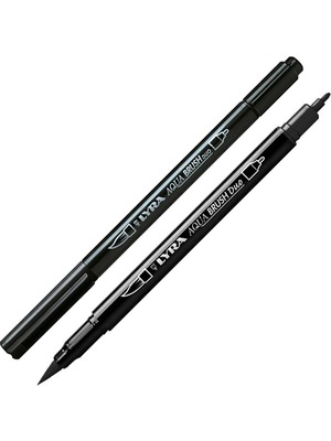 Lyra Aqua Brush Duo Fırça Uçlu Kalem - 99 Black