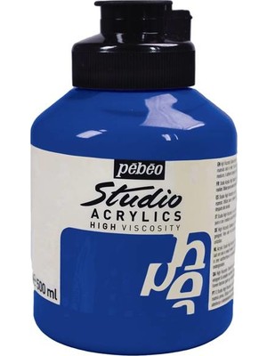Pebeo Studio Akrilik Boya 500ML No:25 Light Ultramarine Blue