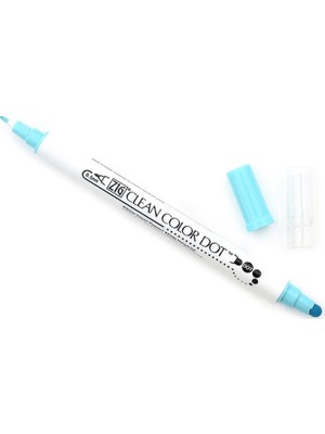 Zig Clean Color Dot Çift Uçlu Marker Kalem BLUEBONNET-036