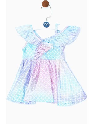 BG Baby Kız Bebek Desenli Elbise