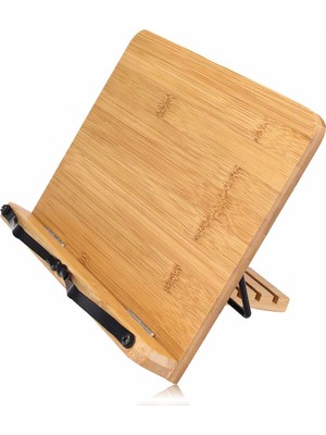Ebulduk Ahşap Ayarlanabilir Kitap Okuma Standı