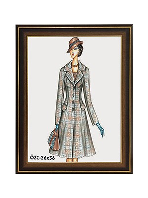 Özcanlar  Dekorasyon  Çerçevesi 26 x 36 cm Kahve