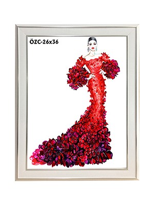 Özcanlar Dekorasyon  Çerçevesi 26 x 36 cm Beyaz