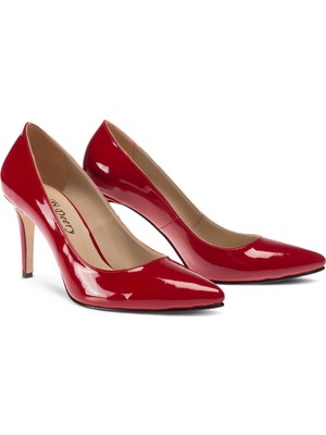 Deery Kırmızı Topuklu Kadın Ayakkabı