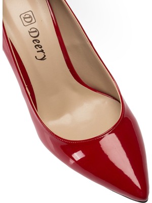 Deery Kırmızı Topuklu Kadın Ayakkabı