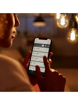 Philips Hue W Filament Ampul ST64 E27 Sarı Işık Bluetooth