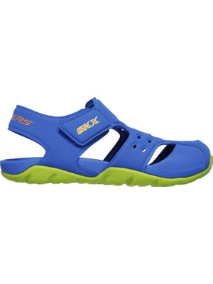 Skechers SİDE WAVE - Büyük Erkek Çocuk Mavi Sandalet - 92330L BLLM