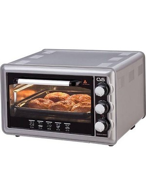 CVS Gurme Mini Fırın 40 Lt Statik Pişirme Paslanmaz Çelik Gövde 50-320°C Termostatlı Zamanlayıcı