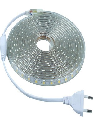 N&D Lighting Flexible Strip Hortum Şerit Led Işık 220 Volt Enerji Fişli 7 m