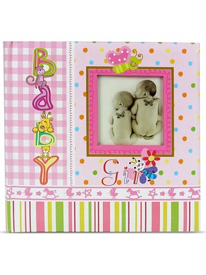 Birlik Fotoğrafçılık Baby Girl Pembe Albüm 6x8 (15X20) 100'LÜK 462529