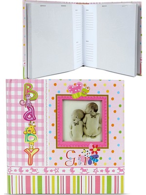 Birlik Fotoğrafçılık Baby Girl Pembe Albüm 6x8 (15X20) 100'LÜK 462529