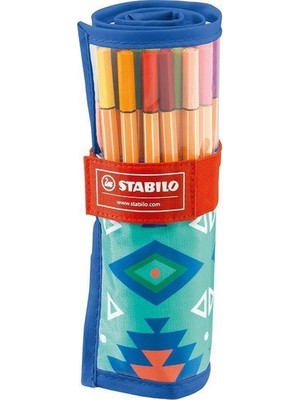 Stabilo Point 88 Fineliner 25'Li  Boyama Kitabı Hediyeli 8825-061