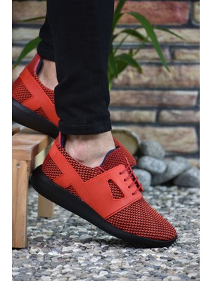 Riccon Kırmızı Kırmızı Erkek Sneaker 0012702