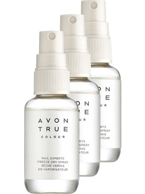 Avon True Colour Tırnak Cilası Kurutucu Sprey 50 Ml. Üçlü Set