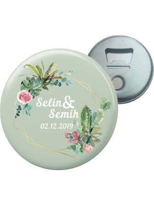 Grafilli Design Hoşgeldin Bebek Kişiye Özel Magnet Açacak- 10 Adet 025