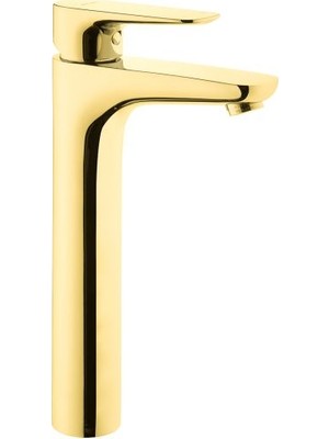Artema X-Line Lavabo Bataryası Yüksek Altın