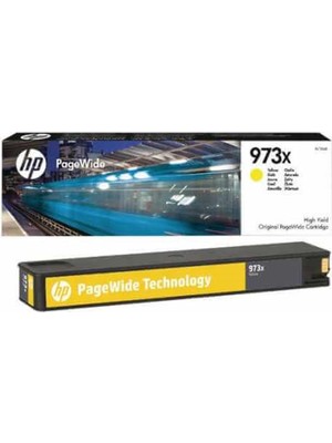 Hp 973X - F6T83AC / 452DW / 477DW Sarı Kartuş 7000 Sayfa