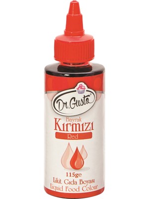 Dr. Gusto  Likit Sıvı Gıda Boyası 115 gr Bayrak Kırmızı