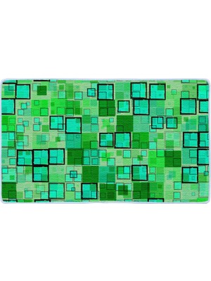 Colorix Kaymaz Deri Taban Banyo Paspas Takımı 50 x 60 cm - 60 x 100 cm
