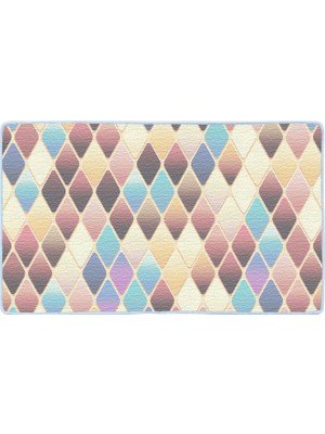 Colorix Kaymaz Deri Taban Banyo Paspas Takımı 50 x 60 cm - 60 x 100 cm