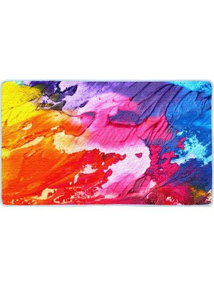 Colorix Kaymaz Deri Taban Banyo Paspas Takımı 50 x 60 cm - 60 x 100 cm