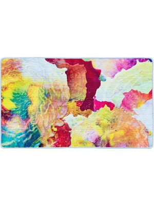 Colorix Kaymaz Deri Taban Banyo Paspas Takımı 50 x 60 cm - 60 x 100 cm