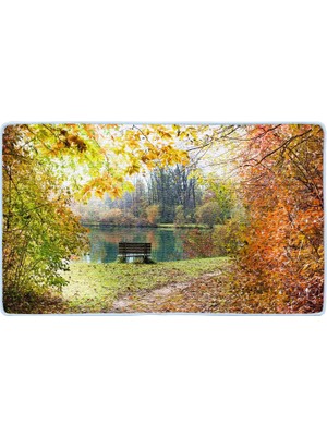 Colorix Kaymaz Deri Taban Banyo Paspas Takımı 50 x 60 cm - 60 x 100 cm