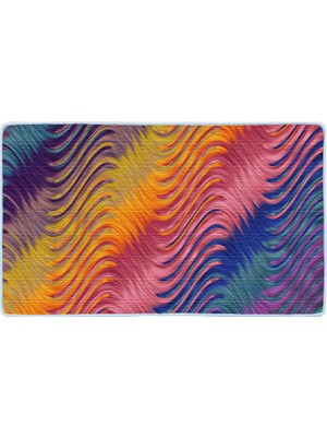 Colorix Kaymaz Deri Taban Banyo Paspas Takımı 50 x 60 cm - 60 x 100 cm