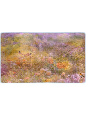 Colorix Kaymaz Deri Taban Banyo Paspas Takımı 50 x 60 cm - 60 x 100 cm