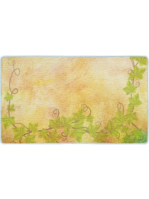 Colorix Kaymaz Deri Taban Banyo Paspas Takımı 50 x 60 cm - 60 x 100 cm