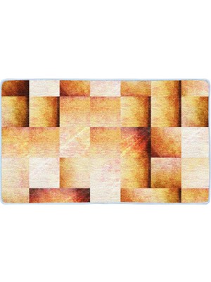 Colorix Kaymaz Deri Taban Banyo Paspas Takımı 50 x 60 cm - 60 x 100 cm