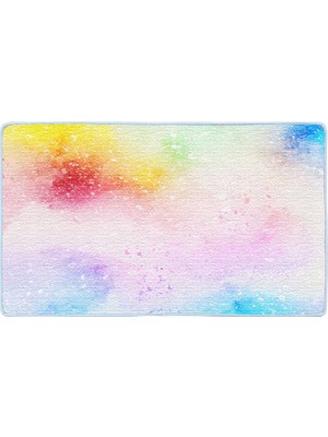 Colorix Kaymaz Deri Taban Banyo Paspas Takımı 50 x 60 cm - 60 x 100 cm