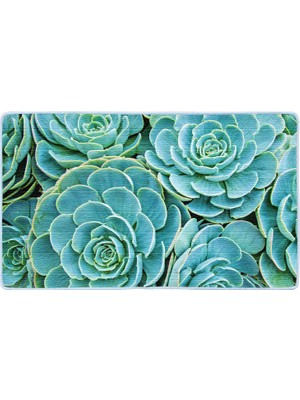 Colorix Kaymaz Deri Taban Banyo Paspas Takımı 50 x 60 cm - 60 x 100 cm