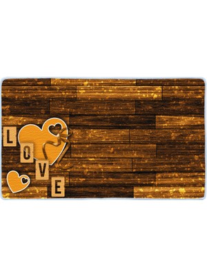 Colorix Kaymaz Deri Taban Banyo Paspas Takımı 50 x 60 cm - 60 x 100 cm