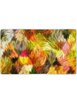 Colorix Kaymaz Deri Taban Banyo Paspas Takımı 50 x 60 cm - 60 x 100 cm