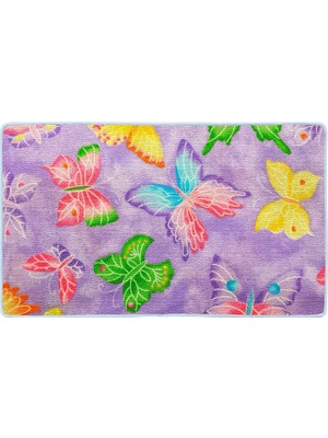 Colorix Kaymaz Deri Taban Banyo Paspas Takımı 50 x 60 cm - 60 x 100 cm