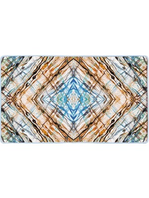 Colorix Kaymaz Deri Taban Banyo Paspas Takımı 50 x 60 cm - 60 x 100 cm