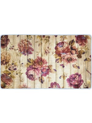 Colorix Kaymaz Deri Taban Banyo Paspas Takımı 50 x 60 cm - 60 x 100 cm