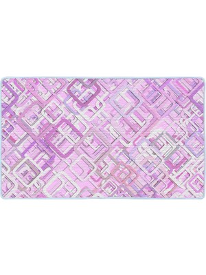 Colorix Kaymaz Deri Taban Banyo Paspas Takımı 50 x 60 cm - 60 x 100 cm