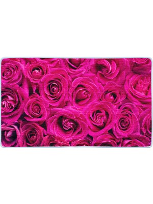 Colorix Kaymaz Deri Taban Banyo Paspas Takımı 50 x 60 cm - 60 x 100 cm